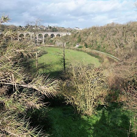 Villa O Bois Dormant- Vue Viaduc/Rance à Lanvallay Extérieur photo